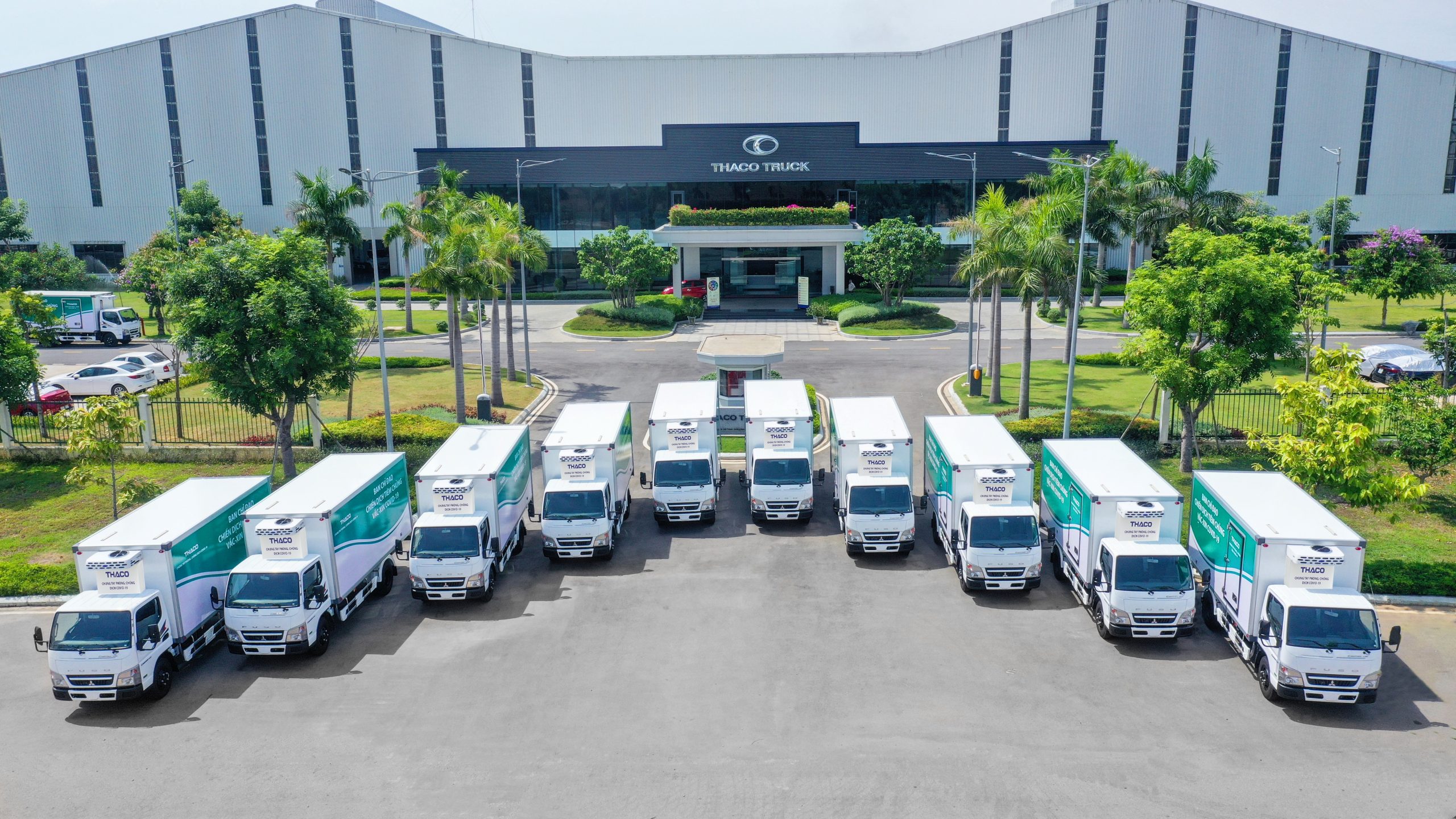 Nhà máy Thaco lắp ráp xe tải Kia K200 thùng đông lạnh