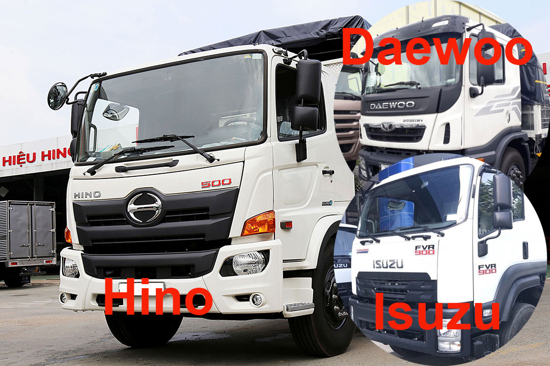 Top 4 thương hiệu ô tô tải 7 tấn - 8 tấn ưa chuộng