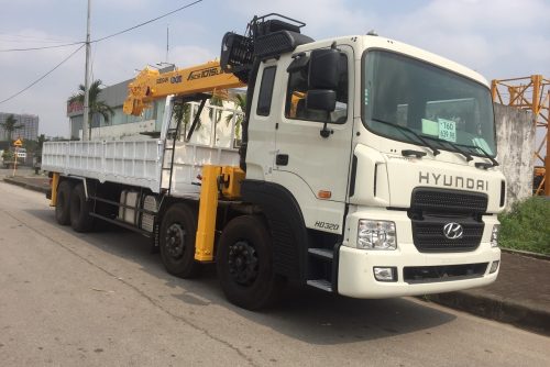Xe tải cẩu 12 tấn Hyundai HD320