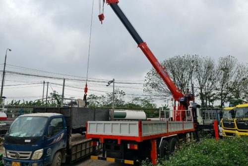 Xe tải cẩu 12 tấn Hyundai HD320