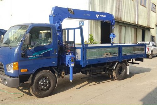 Xe tải gắn cẩu 3 tấn Hyundai 110SP