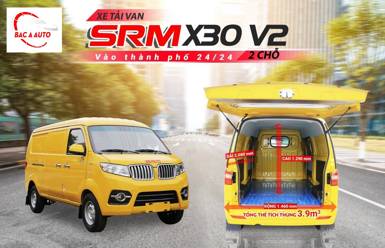 Giá xe tải Van 2 chỗ SRM X30