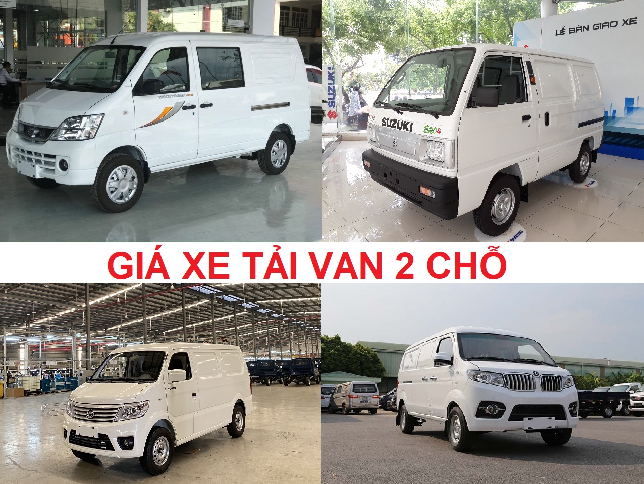 Giá xe tải Van 2 chỗ