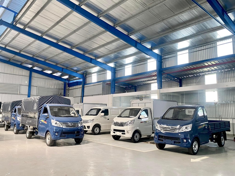 Xe tải Teraco sử dụng động cơ Mitsubishi